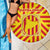 Catalonia Flag Beach Blanket Autonomous Community of Spain - Wonder Print Shop