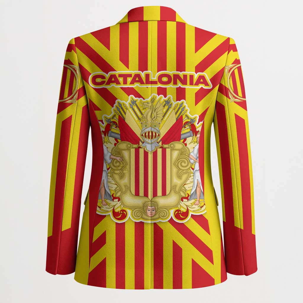Catalonia Flag Blazer Autonomous Community of Spain - Wonder Print Shop