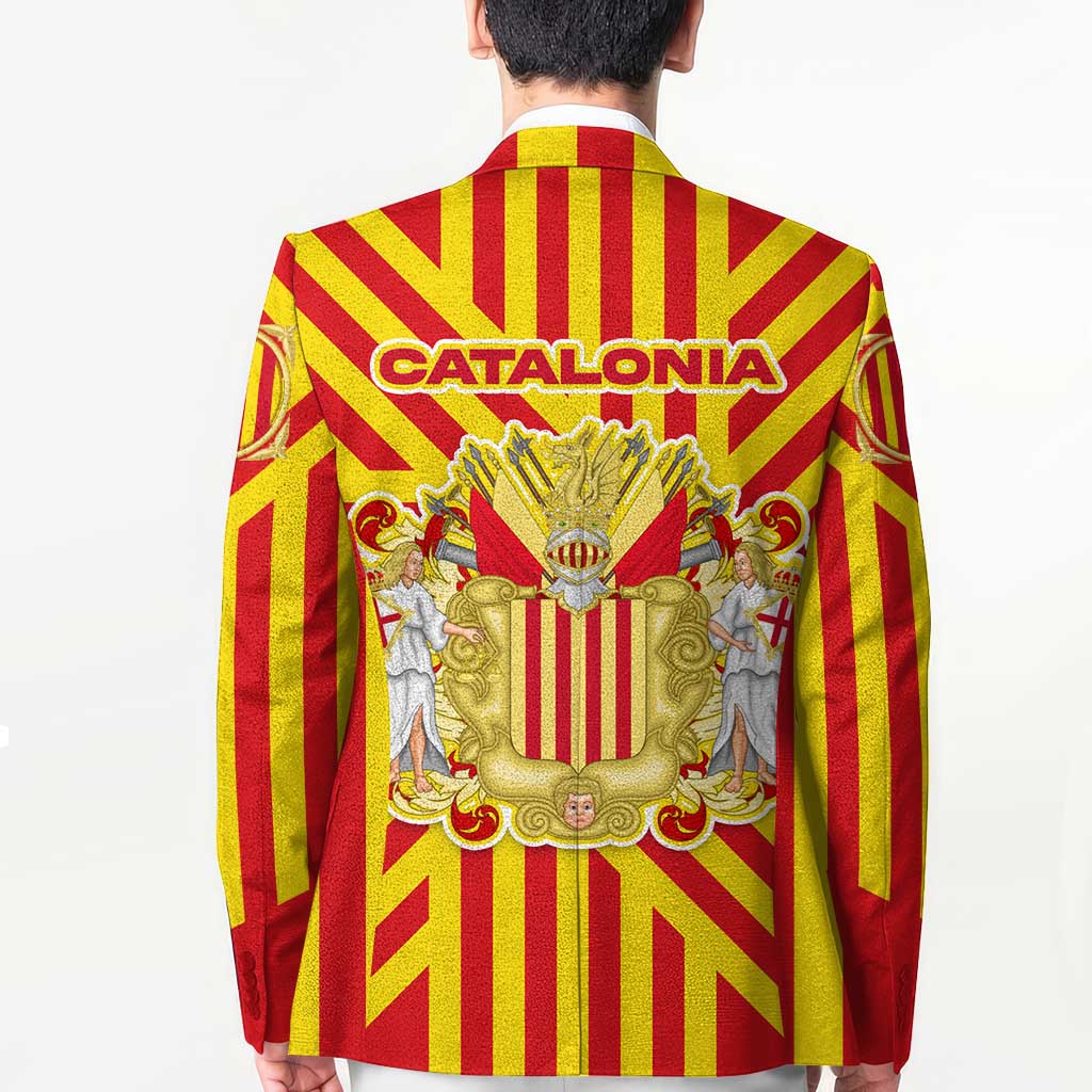 Catalonia Flag Blazer Autonomous Community of Spain - Wonder Print Shop