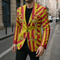 Catalonia Flag Blazer Autonomous Community of Spain - Wonder Print Shop