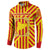 Catalonia Flag Button Sweatshirt Autonomous Community of Spain - Wonder Print Shop