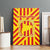 Catalonia Flag Canvas Wall Art Autonomous Community of Spain - Wonder Print Shop