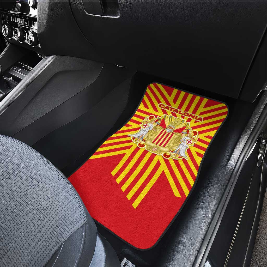 Catalonia Flag Car Mats Autonomous Community of Spain - Wonder Print Shop