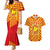 Catalonia Flag Couples Matching Mermaid Dress and Hawaiian Shirt Autonomous Community of Spain - Wonder Print Shop