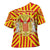 Catalonia Flag Cross Shoulder Shirt Autonomous Community of Spain - Wonder Print Shop