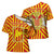Catalonia Flag Cross Shoulder Shirt Autonomous Community of Spain - Wonder Print Shop