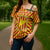 Catalonia Flag Cross Shoulder Shirt Autonomous Community of Spain - Wonder Print Shop
