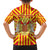 Catalonia Flag Family Matching Off The Shoulder Long Sleeve Dress and Hawaiian Shirt Autonomous Community of Spain - Wonder Print Shop
