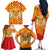 Catalonia Flag Family Matching Off The Shoulder Long Sleeve Dress and Hawaiian Shirt Autonomous Community of Spain - Wonder Print Shop
