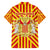 Catalonia Flag Family Matching Off The Shoulder Long Sleeve Dress and Hawaiian Shirt Autonomous Community of Spain - Wonder Print Shop