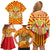 Catalonia Flag Family Matching Off Shoulder Short Dress and Hawaiian Shirt Autonomous Community of Spain - Wonder Print Shop