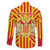 Catalonia Flag Family Matching Off Shoulder Short Dress and Hawaiian Shirt Autonomous Community of Spain - Wonder Print Shop