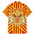 Catalonia Flag Family Matching Short Sleeve Bodycon Dress and Hawaiian Shirt Autonomous Community of Spain - Wonder Print Shop