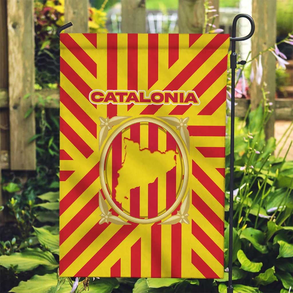 Catalonia Flag Garden Flag Autonomous Community of Spain - Wonder Print Shop