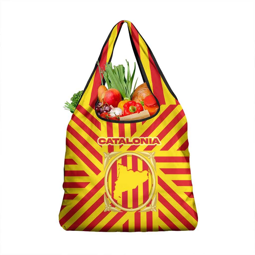 Catalonia Flag Grocery Bag Autonomous Community of Spain - Wonder Print Shop
