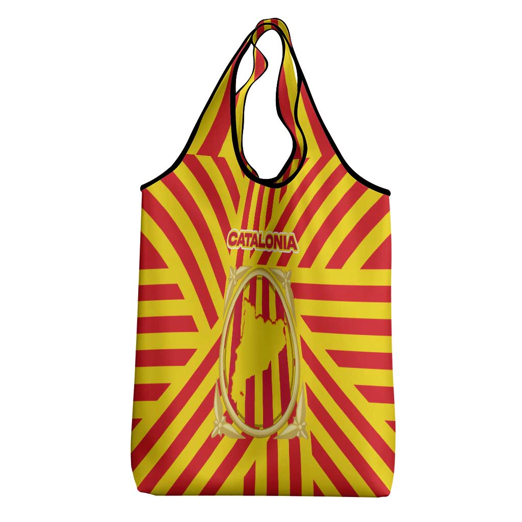 Catalonia Flag Grocery Bag Autonomous Community of Spain - Wonder Print Shop