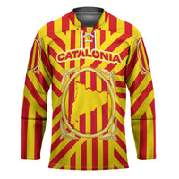 Catalonia Flag Hockey Jersey Autonomous Community of Spain - Wonder Print Shop
