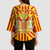 Catalonia Flag Kimono Sleeve Blouse Autonomous Community of Spain - Wonder Print Shop