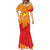 Catalonia Flag Mermaid Dress Autonomous Community of Spain - Wonder Print Shop