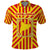 Catalonia Flag Polo Shirt Autonomous Community of Spain - Wonder Print Shop