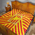 Catalonia Flag Quilt Autonomous Community of Spain - Wonder Print Shop