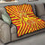 Catalonia Flag Quilt Autonomous Community of Spain - Wonder Print Shop