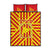 Catalonia Flag Quilt Bed Set Autonomous Community of Spain - Wonder Print Shop