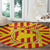 Catalonia Flag Round Carpet Autonomous Community of Spain - Wonder Print Shop