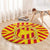 Catalonia Flag Round Carpet Autonomous Community of Spain - Wonder Print Shop