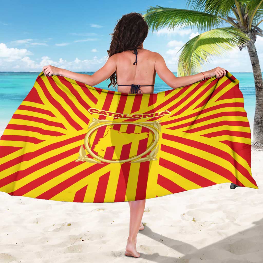 Catalonia Flag Sarong Autonomous Community of Spain - Wonder Print Shop