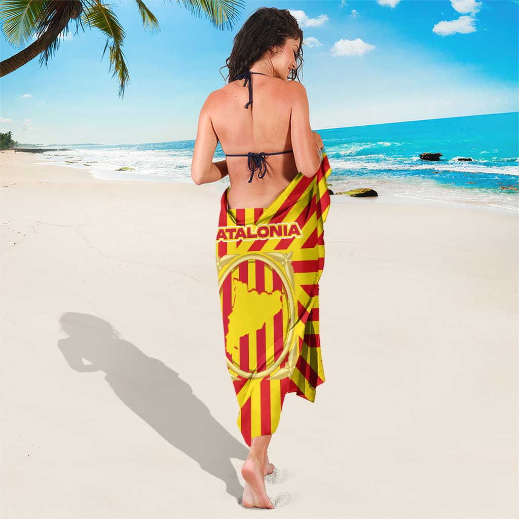 Catalonia Flag Sarong Autonomous Community of Spain - Wonder Print Shop
