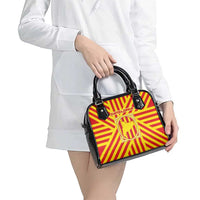 Catalonia Flag Shoulder Handbag Autonomous Community of Spain - Wonder Print Shop