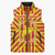 Catalonia Flag Sleeveless Puffer Jacket Autonomous Community of Spain - Wonder Print Shop