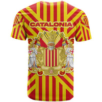 Catalonia Flag T Shirt Autonomous Community of Spain - Wonder Print Shop