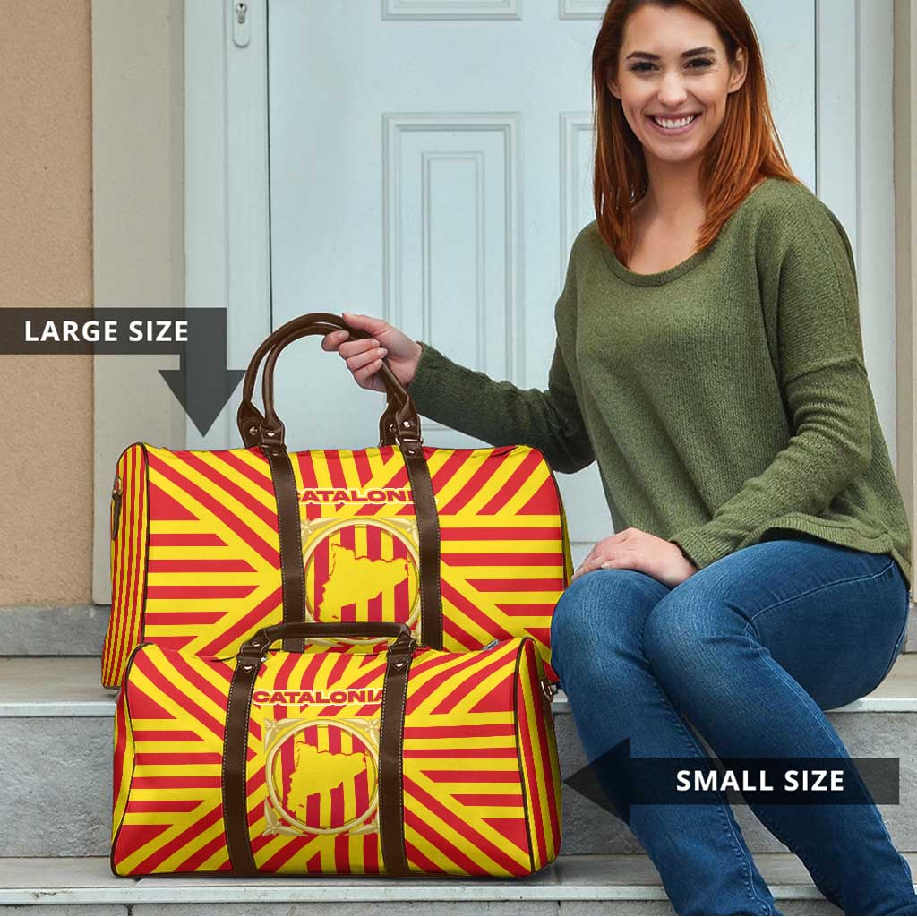 Catalonia Flag Travel Bag Autonomous Community of Spain - Wonder Print Shop