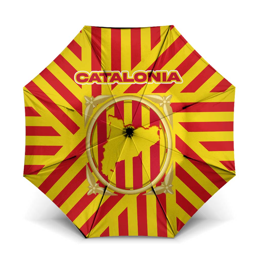 Catalonia Flag Umbrella Autonomous Community of Spain - Wonder Print Shop