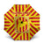 Catalonia Flag Umbrella Autonomous Community of Spain - Wonder Print Shop
