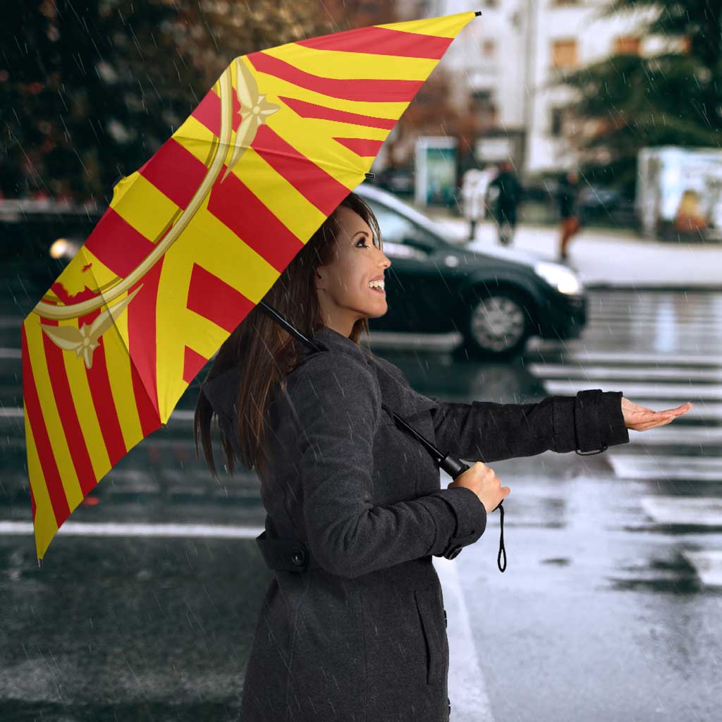 Catalonia Flag Umbrella Autonomous Community of Spain - Wonder Print Shop