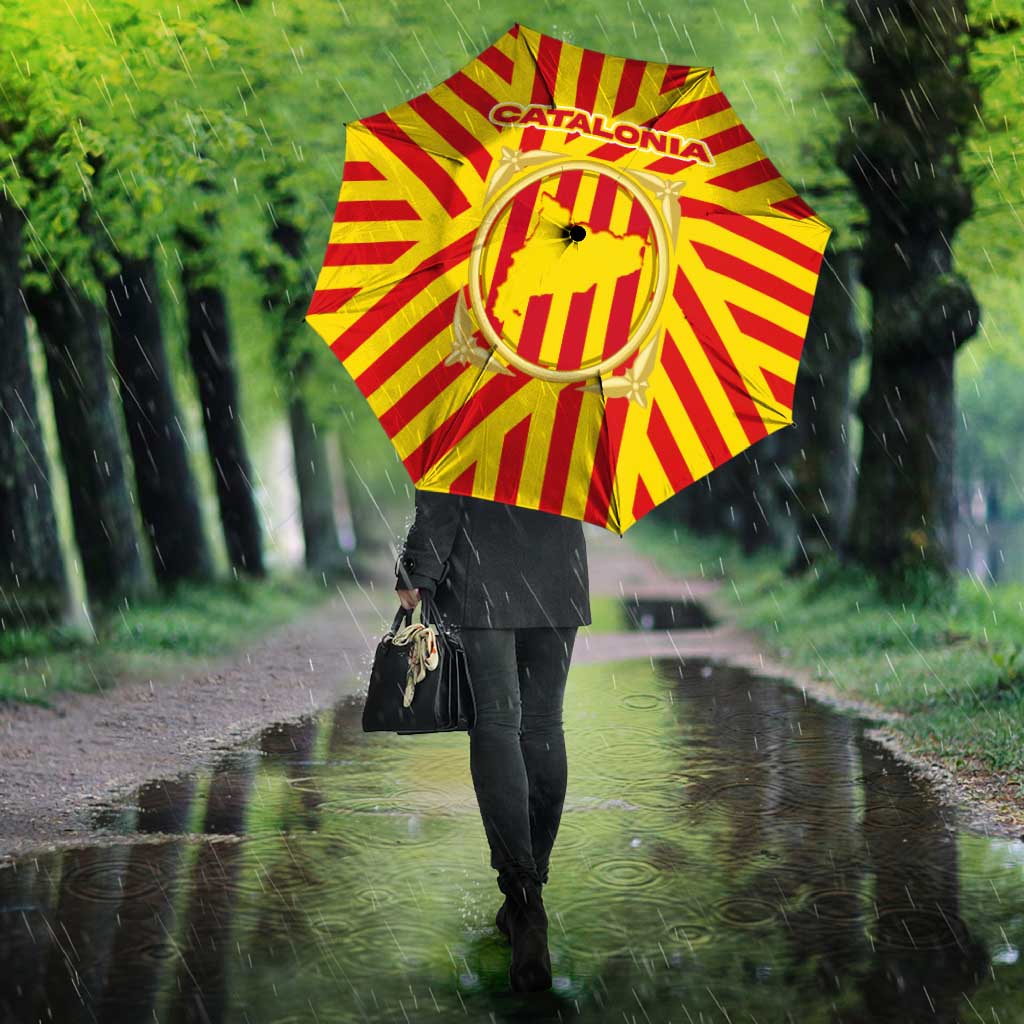 Catalonia Flag Umbrella Autonomous Community of Spain - Wonder Print Shop