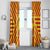 Catalonia Flag Window Curtain Autonomous Community of Spain - Wonder Print Shop