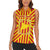 Catalonia Flag Women Sleeveless Polo Shirt Autonomous Community of Spain - Wonder Print Shop