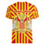 Catalonia Flag Women V-Neck T-Shirt Autonomous Community of Spain - Wonder Print Shop