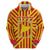 Catalonia Flag Zip Hoodie Autonomous Community of Spain - Wonder Print Shop