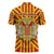 Catalonia Flag Zipper Polo Shirt Autonomous Community of Spain - Wonder Print Shop