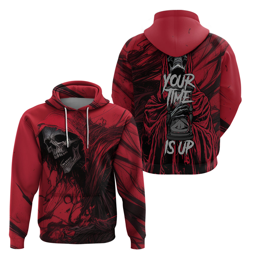 Skull Death Hoodie Your Time - Wonder Print Shop