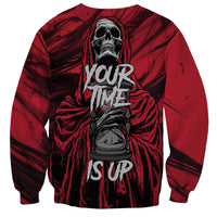 Skull Death Sweatshirt Your Time - Wonder Print Shop
