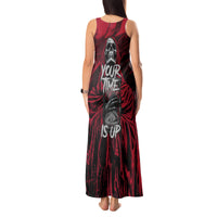 Skull Death Tank Maxi Dress Your Time - Wonder Print Shop