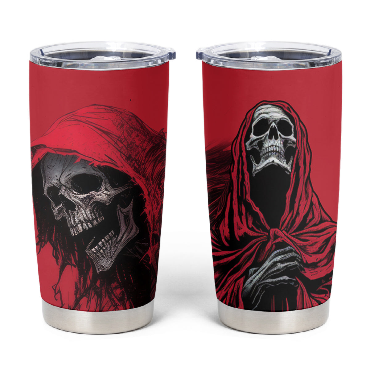 Skull Death Tumbler Cup Your Time - Wonder Print Shop