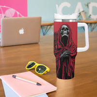 Skull Death Tumbler With Handle Your Time - Wonder Print Shop