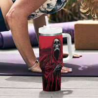 Skull Death Tumbler With Handle Your Time - Wonder Print Shop